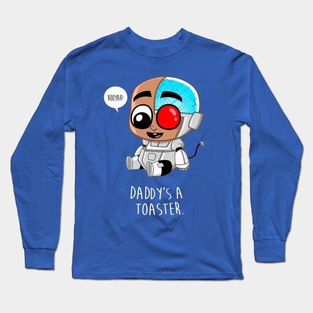 Cyborg Toddler Long Sleeve T-Shirt by wloem